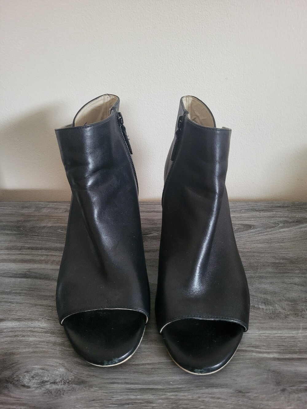 Cole Haan Anisha Booties Black Leather Size 9 B